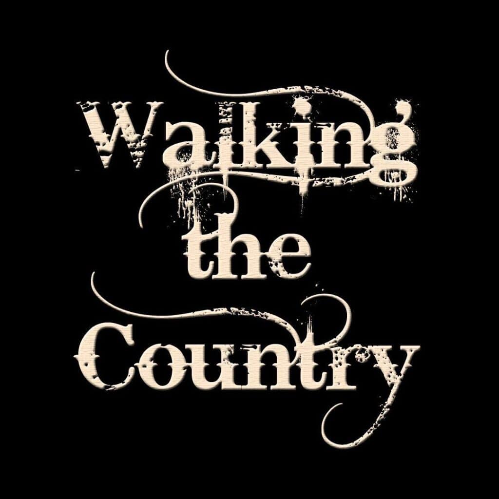 Texte artistique Walking the Country grunge