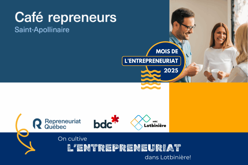 Événement Café repreneurs à Saint-Apollinaire, 2025.