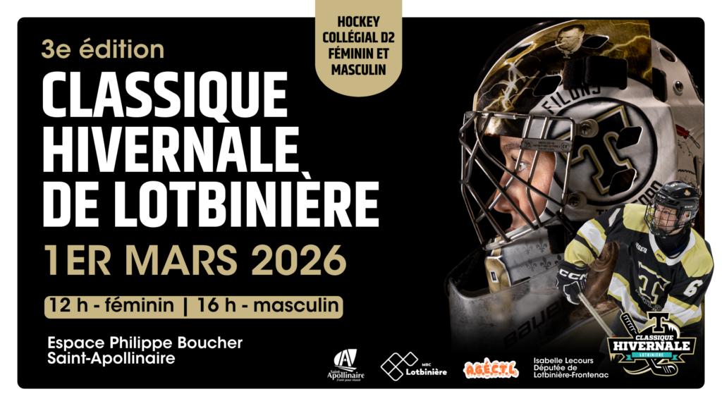 Affiche Classique Hivernale Lotbinière, 1er mars 2026.
