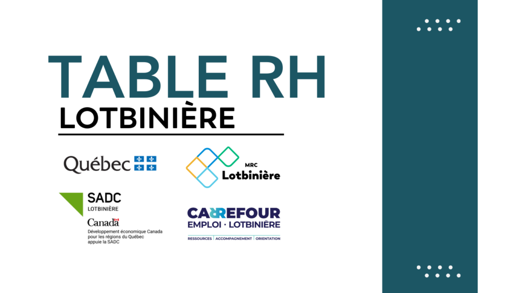 Logos Table RH Lotbinière et partenaires.