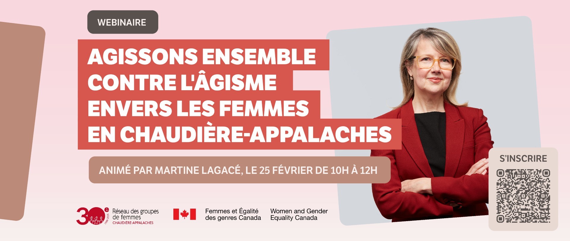 Webinaire sur l'âgisme envers les femmes.