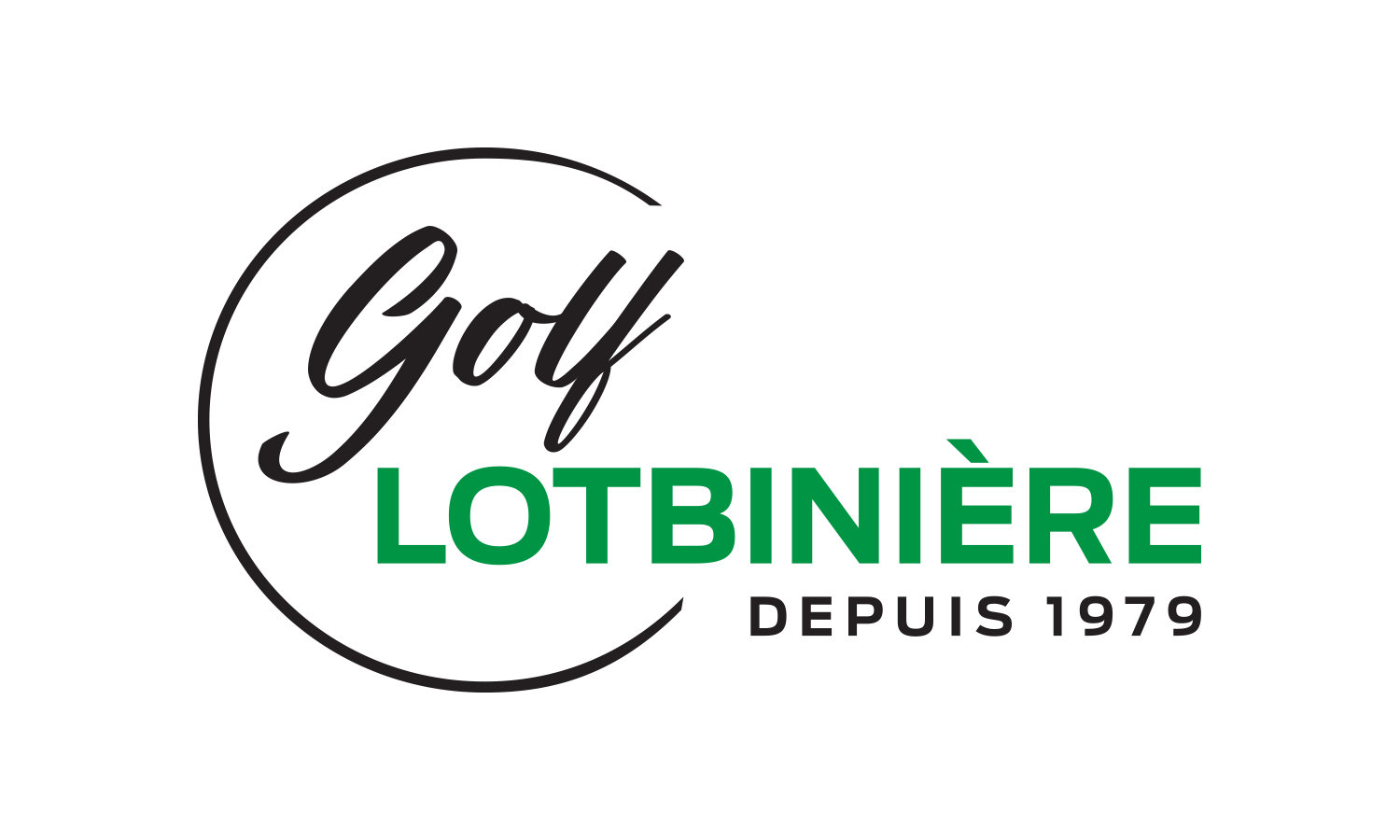 Logo du Golf Lotbinière, depuis 1979.