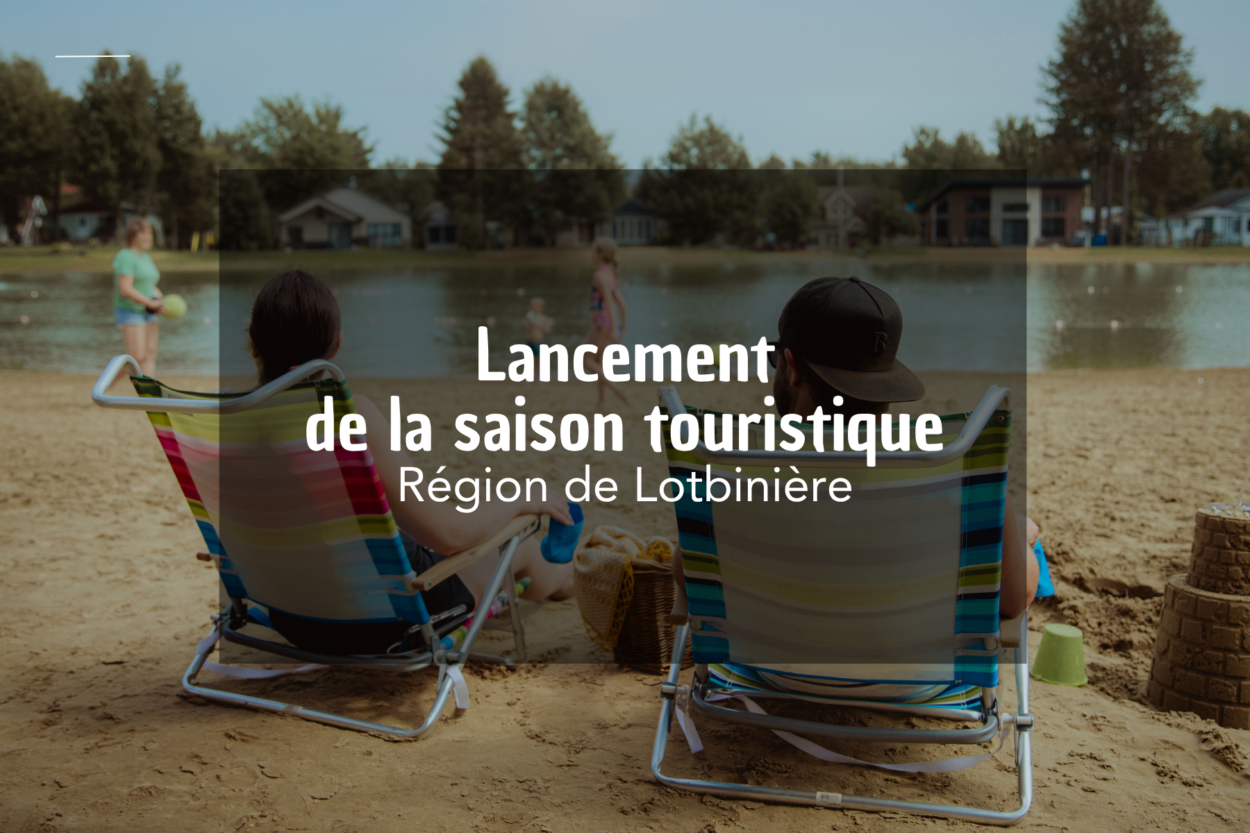 Plage estivale en Lotbinière